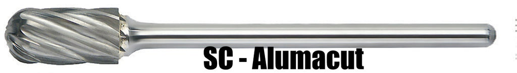 Mastercut SC-3 3/8" Radius Cylindrical Shape Carbide Burr (1 Burr)