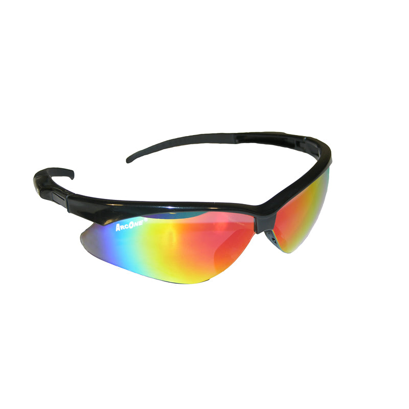ArcOne SE-7004 Black Gloss Frame/Mocha Lens 7000 Series Safety Glasses (10 Pair)