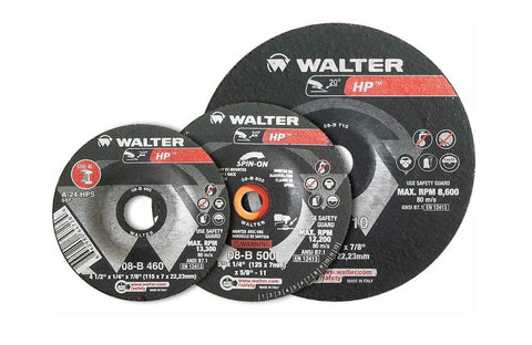 Walter 08B912 9" x 1/8" x 7/8" HP Combo Grinding Wheel