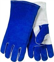 Tillman 1020 Blue Select Shoulder Split Cowhide Stick Welding Gloves (1 Pair)