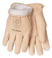 Tillman 1412 Fleeced Lined Pearl Top Grain Pigskin Winter Gloves (1 each)