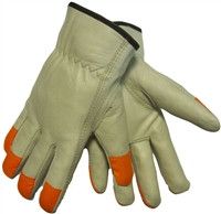 Tillman 1427 Top Grain Cowhide Drivers Glove with Hi-Vis Fingertips (1 Pair)