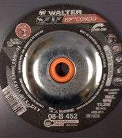 Walter 08-B-452 4 1/2" x 1/8" x 7/8" Grinding Wheel (25 pack)