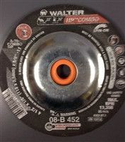 Walter 08B632 6" x 1/8" Spin-On HP Combo Grinding Wheel
