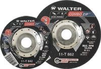 Walter 11-T-852 5 x 5/64 x 7/8 Steel and Stainless Cut-Off Wheels (25 Pack)