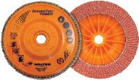 Walter 06A602 6" x 5/8-11" Spin-On 80 Grit Enduro-Flex Turbo Flap Discs