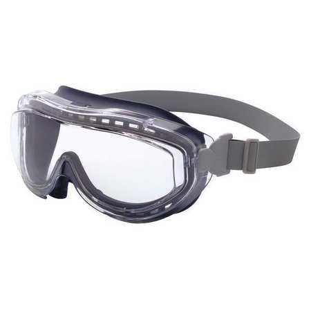 Uvex S3400HS Flex Seal™ Goggle, Clear Lens, Navy Frame, Indirect Vent, Anti-Fog, Hydrophilic Hydrophobic Scratch-Resistant, Neoprene Strap