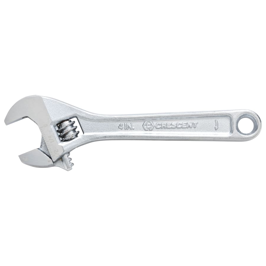 Crescent 181-AC28BK Adjustable Chrome Wrench, 8 in OAL, 1-1/8 in Opening, Chrome Plated