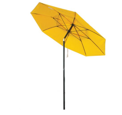 flame & shade patio umbrella Black Stallion Flame-Resistant Industrial Umbrella
