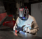 Lincoln K2977 Full Leather Steelworker Welding Gloves In Use