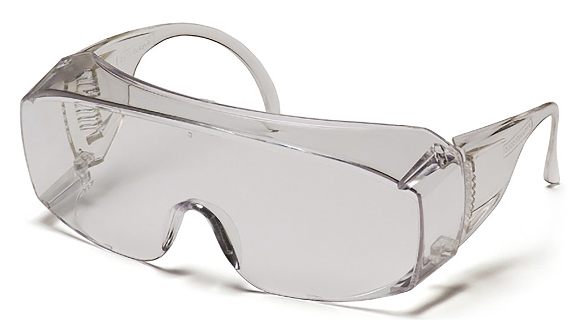 Pyramex S510SJ Solo Clear Jumbo Safety Glasses W/ Clear- Over