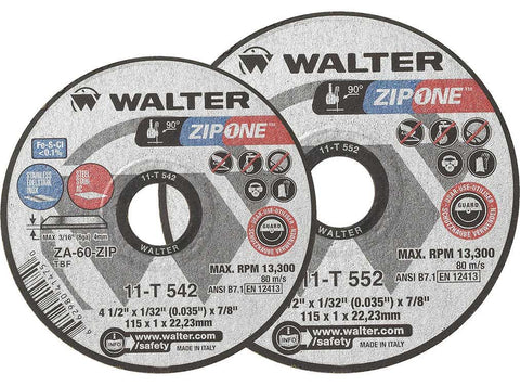 Walter 11T542 4.5" x 1/32" x 7/8" Zip One™ Cut-Off Wheel