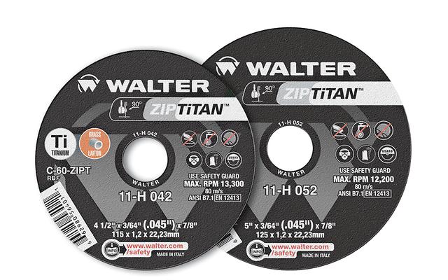 Walter 11H042 4.5" x 3/64" x 7/8" Zip Titan Wheel